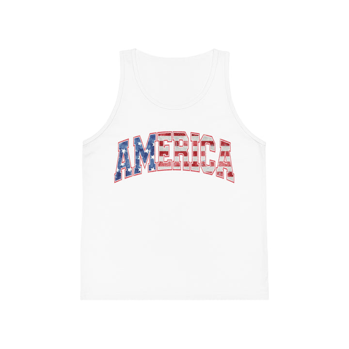 America - Kid's Jersey Tank Top