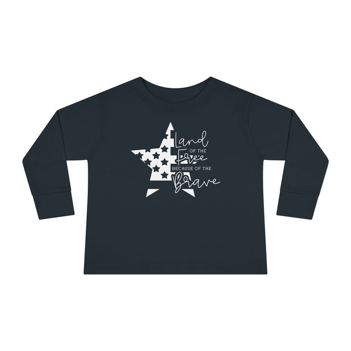 Land Of The Free - Toddler Long Sleeve Tee