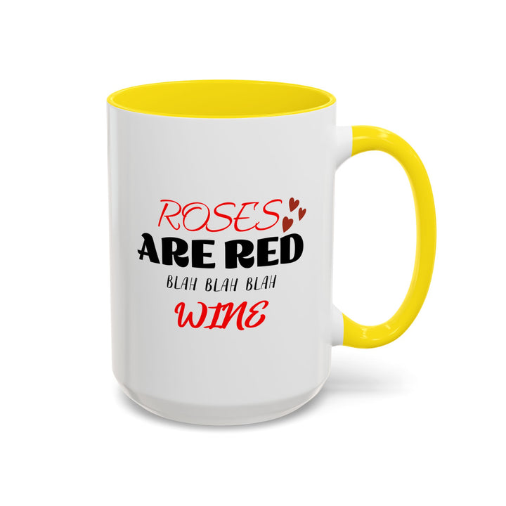 Blah Blah Blah Wine - Accent Coffee Mug (11, 15oz)
