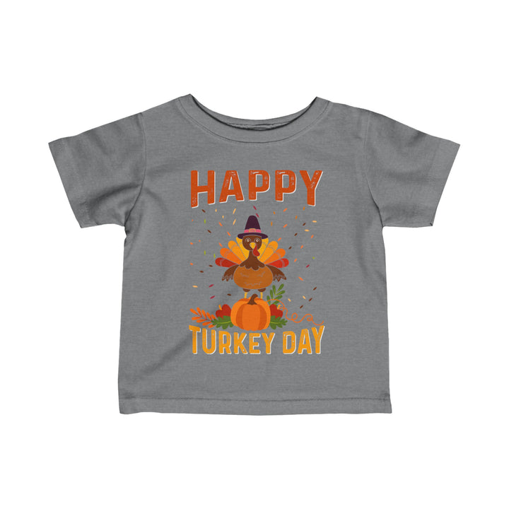 Happy Turkey Day - Infant Fine Jersey Tee