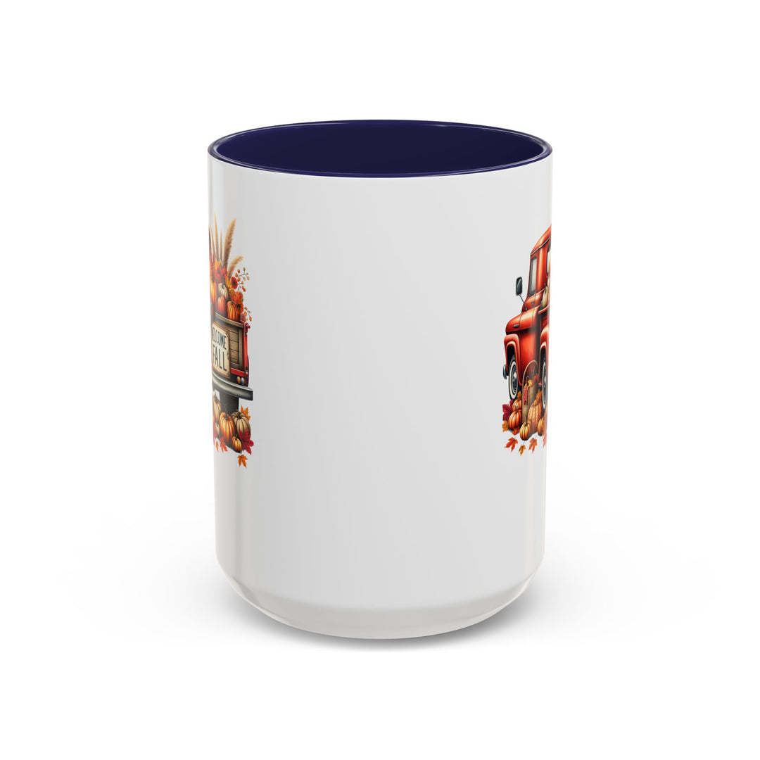 Welcome Fall - Accent Coffee Mug (11, 15oz)
