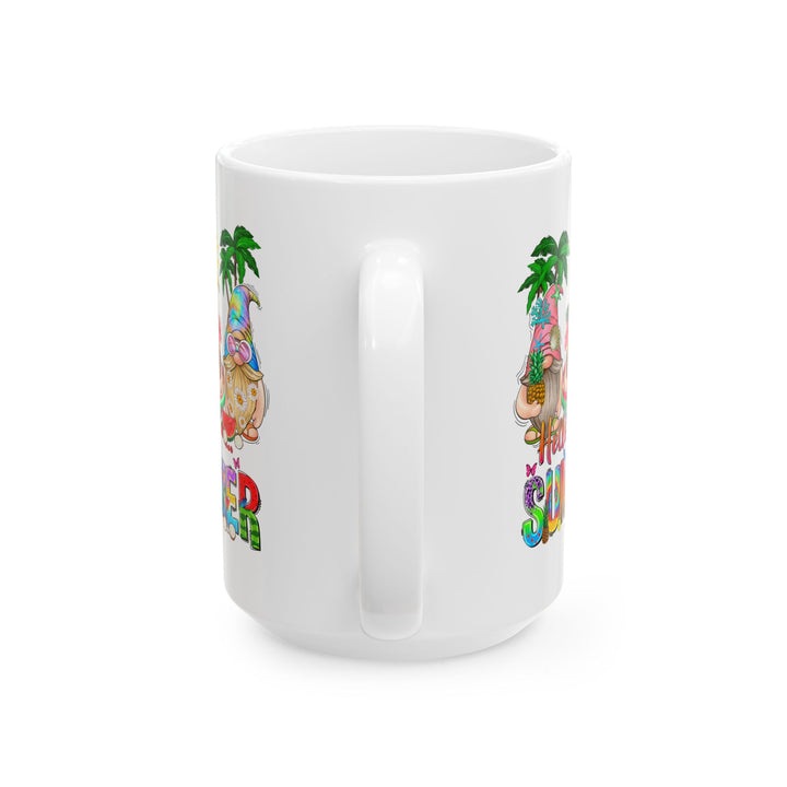 Summer Gnomes- Ceramic Mug, (11oz, 15oz)