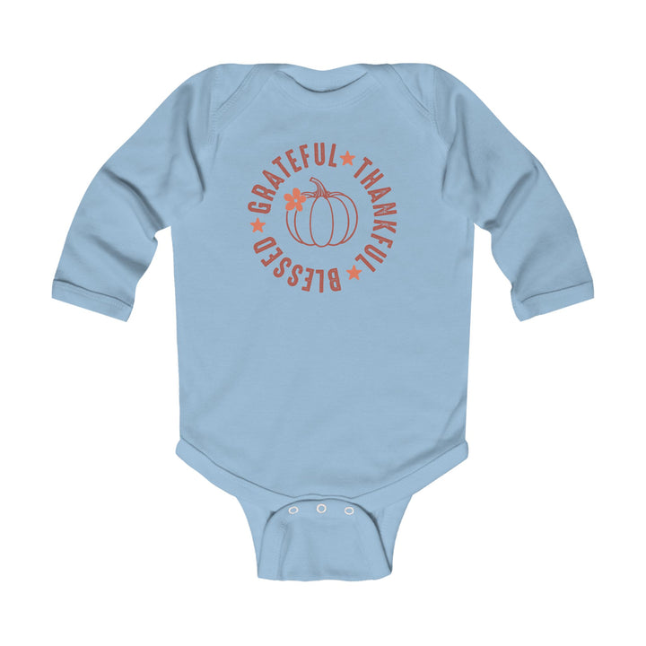 Grateful Thankful Blessed - Infant Long Sleeve Bodysuit