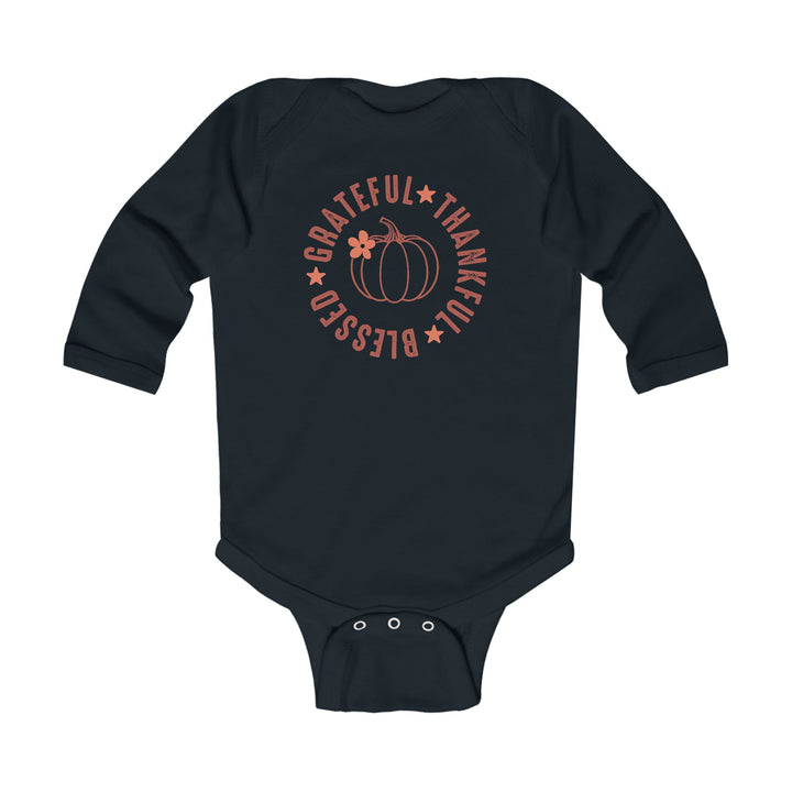 Grateful Thankful Blessed - Infant Long Sleeve Bodysuit