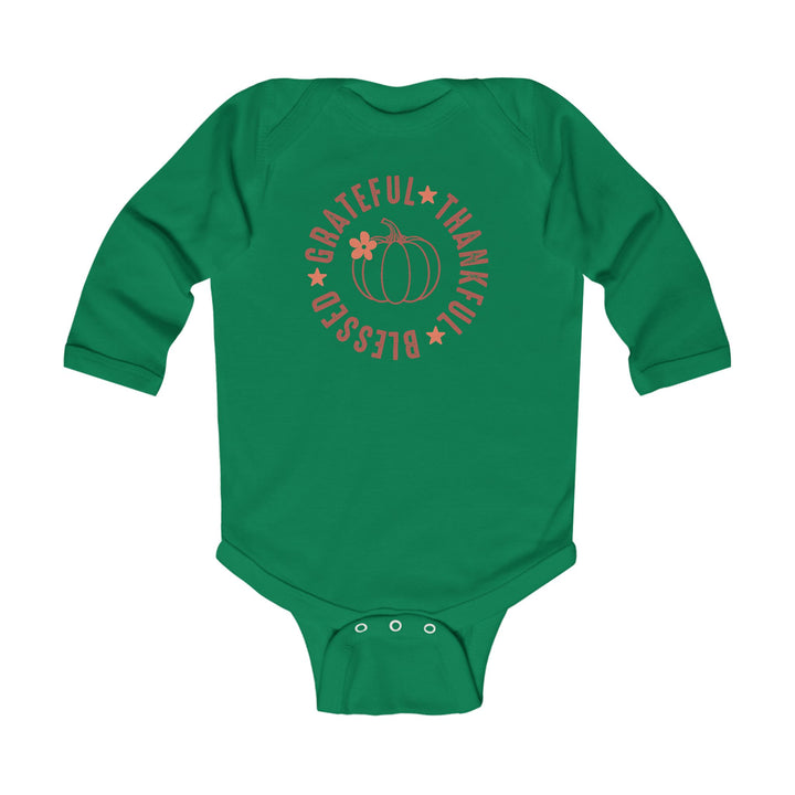 Grateful Thankful Blessed - Infant Long Sleeve Bodysuit