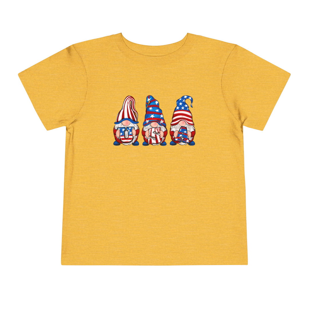 4th Of July Gnomes - Toddler Short Sleeve Tee