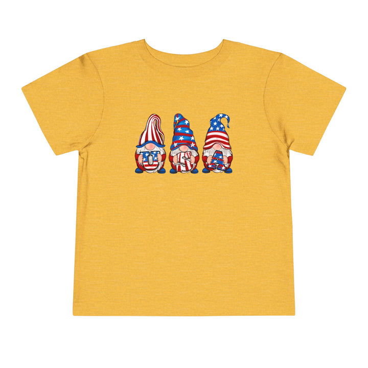 4th Of July Gnomes - Toddler Short Sleeve Tee