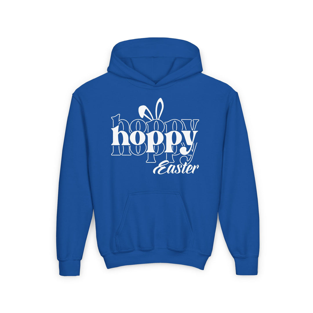Hoppy Easter - Youth Heavy Blend Hooded Sweatshirt