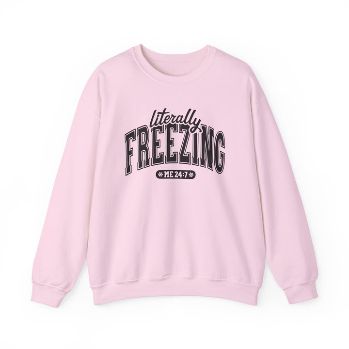 Literally Freezing - Unisex Heavy Blend™ Crewneck Sweatshirt