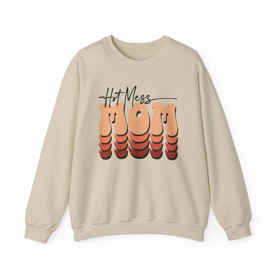 Hot Mess Mom - Unisex Heavy Blend™ Crewneck Sweatshirt