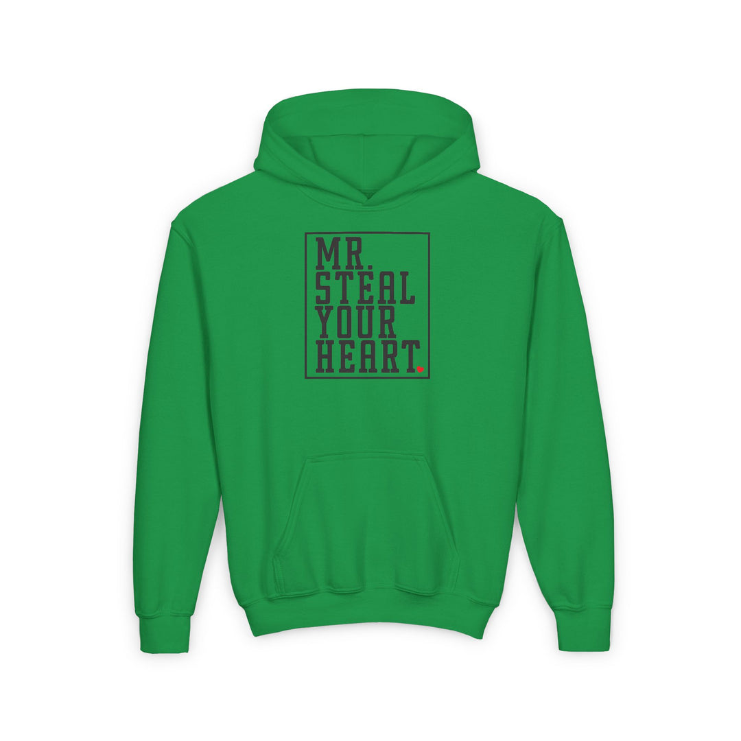 Mr. Steal Your Heart - Youth Heavy Blend Hooded Sweatshirt