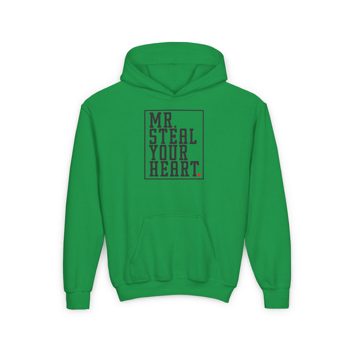 Mr. Steal Your Heart - Youth Heavy Blend Hooded Sweatshirt