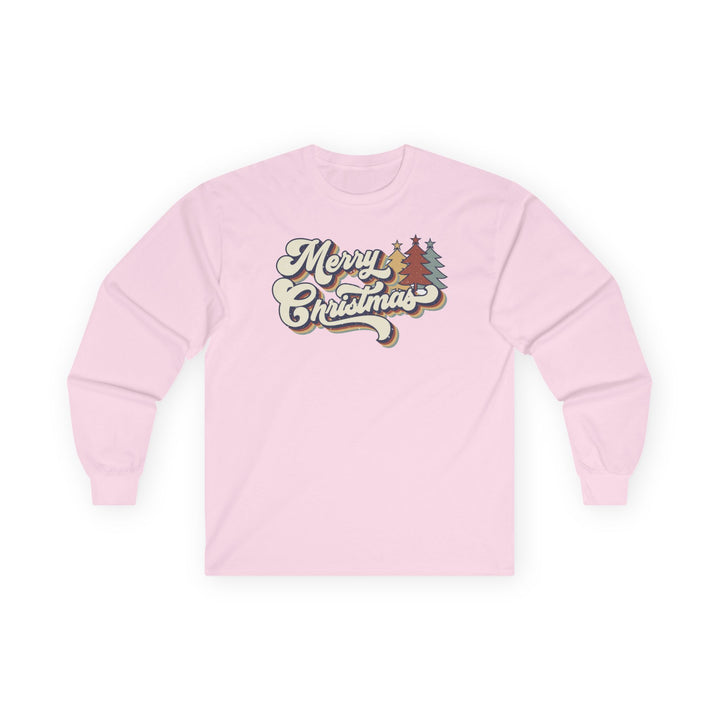 Retro Merry Christmas - Unisex Ultra Cotton Long Sleeve Tee
