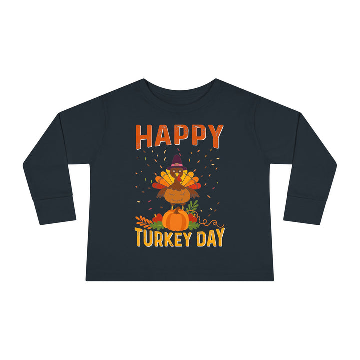 Happy Turkey Day - Toddler Long Sleeve Tee