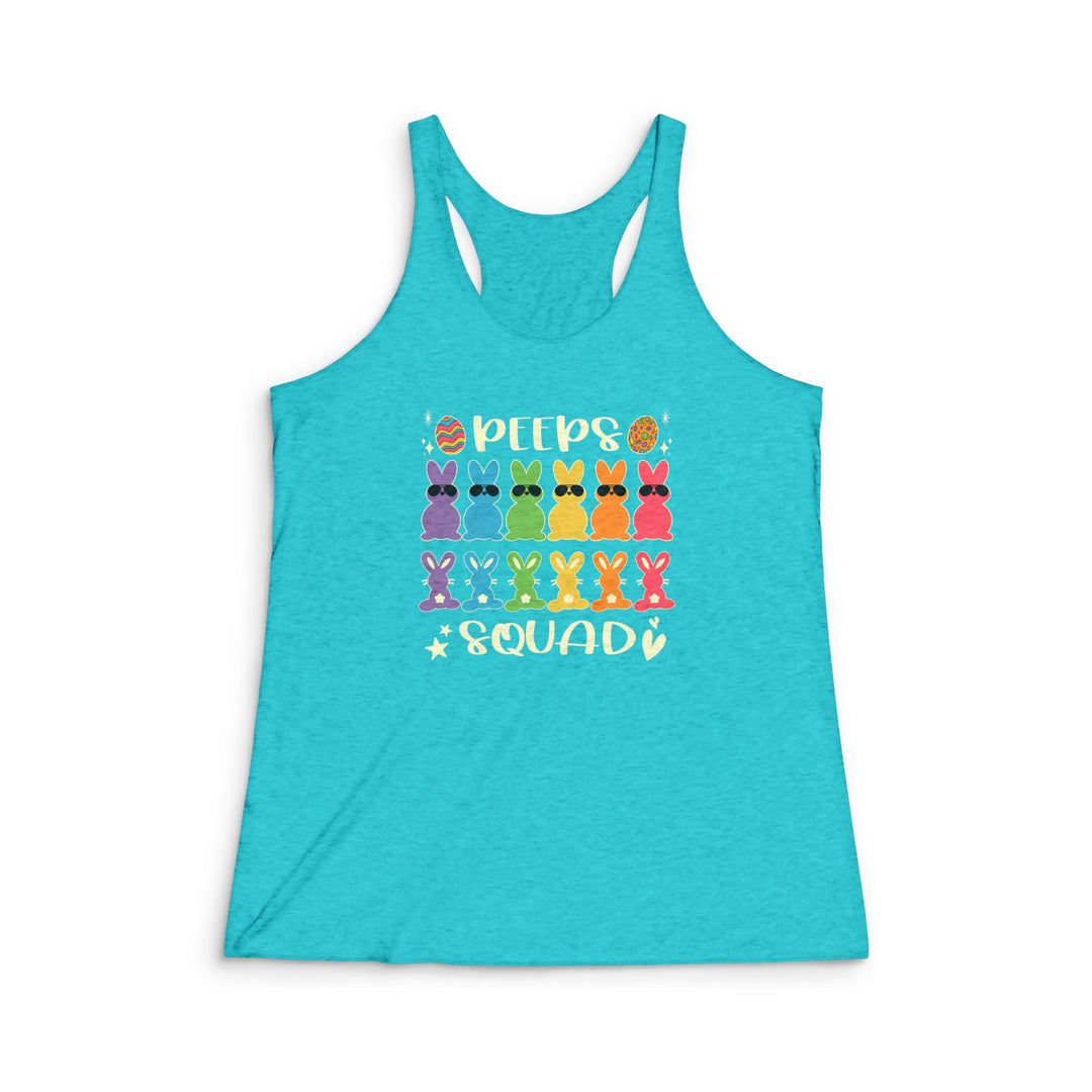 Peep Squad - Women's Tri-Blend Racerback Tank
