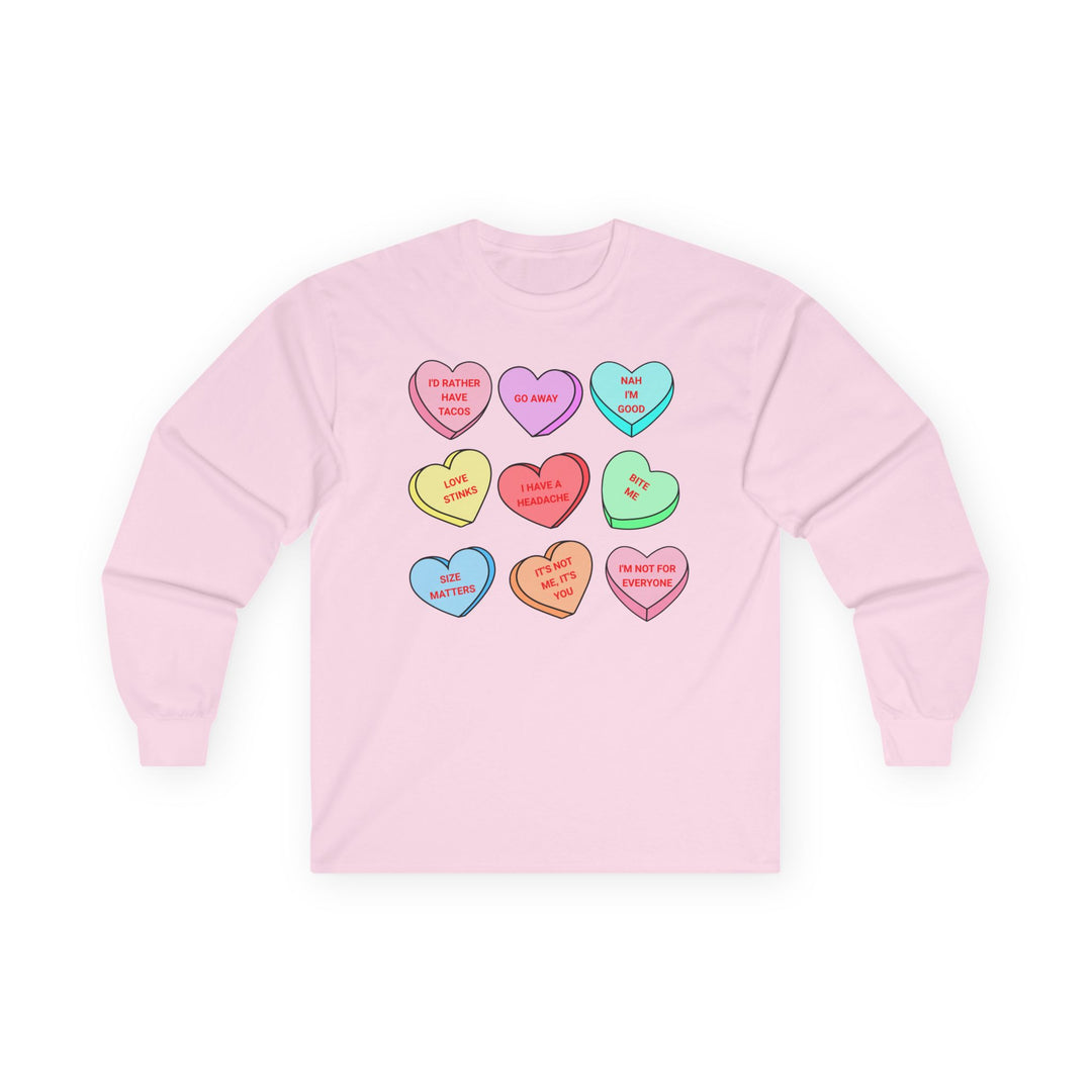 Conversation Hearts - Unisex Ultra Cotton Long Sleeve Tee