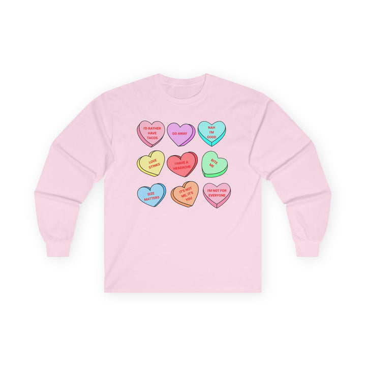 Conversation Hearts - Unisex Ultra Cotton Long Sleeve Tee