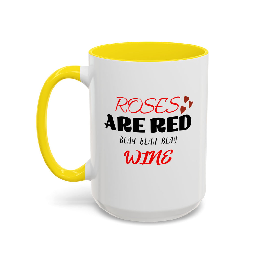 Blah Blah Blah Wine - Accent Coffee Mug (11, 15oz)