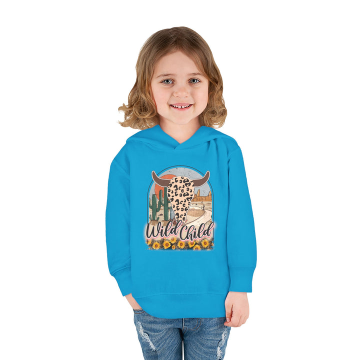 Wild Child - Toddler Pullover Fleece Hoodie