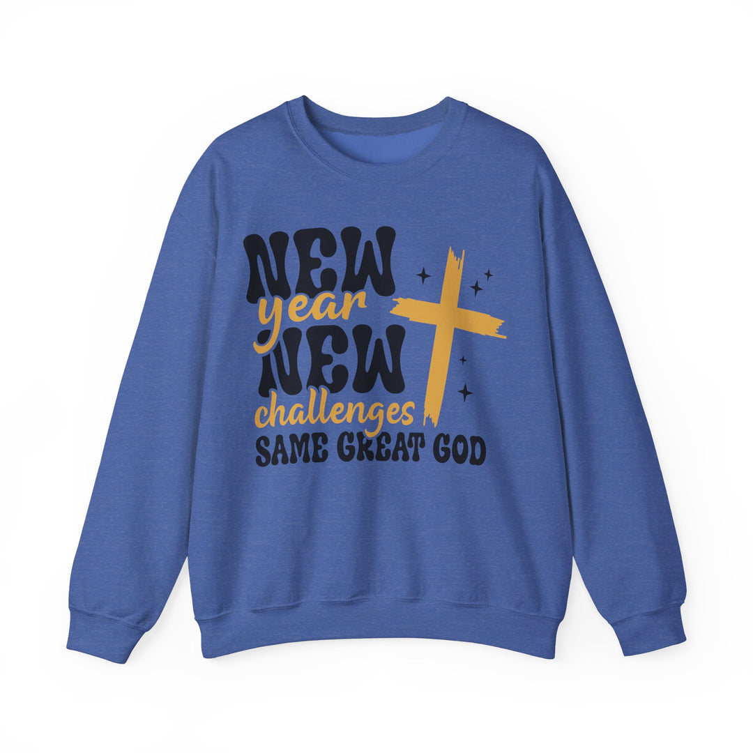New Year Same Great God - Unisex Heavy Blend™ Crewneck Sweatshirt