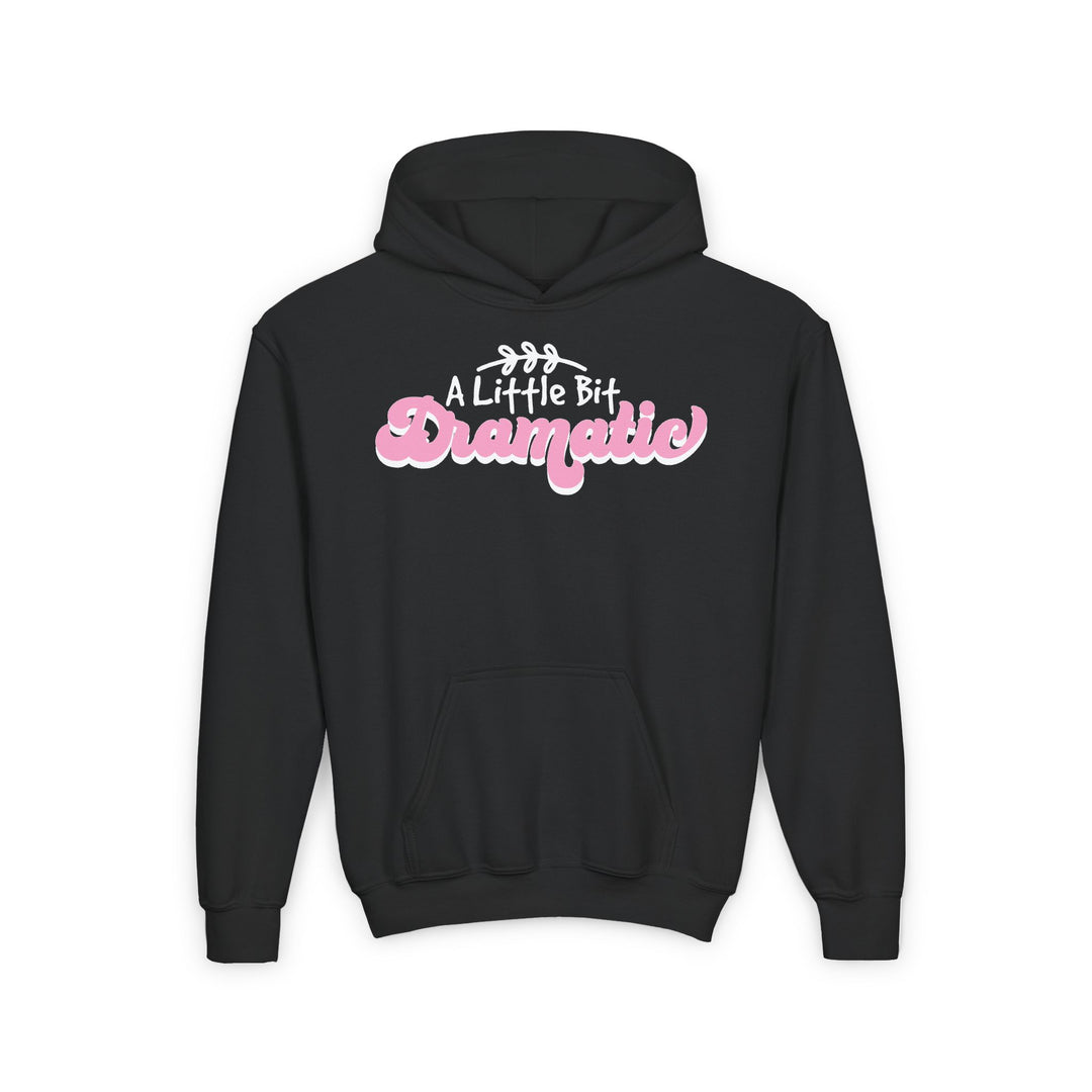 Little Bit Dramatic - Youth Heavy Blend Hooded Sweatshirt