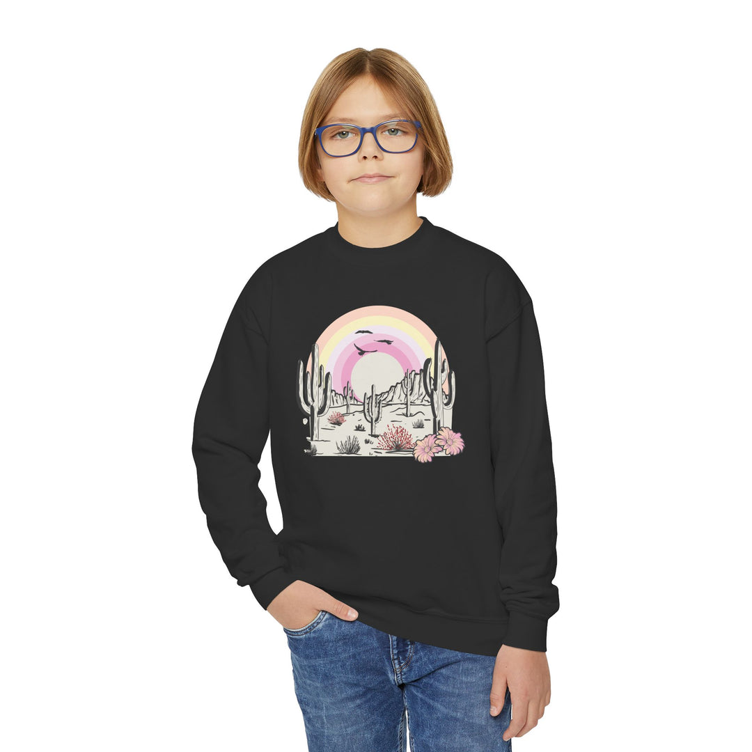 Desert Rainbow - Youth Crewneck Sweatshirt