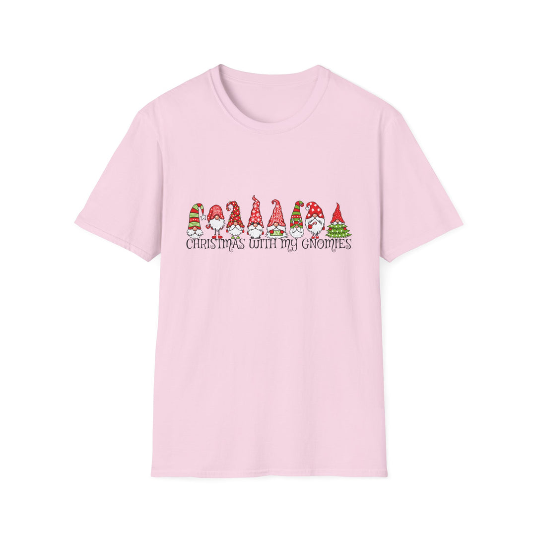 Christmas With My Gnomies - Unisex Softstyle T-Shirt