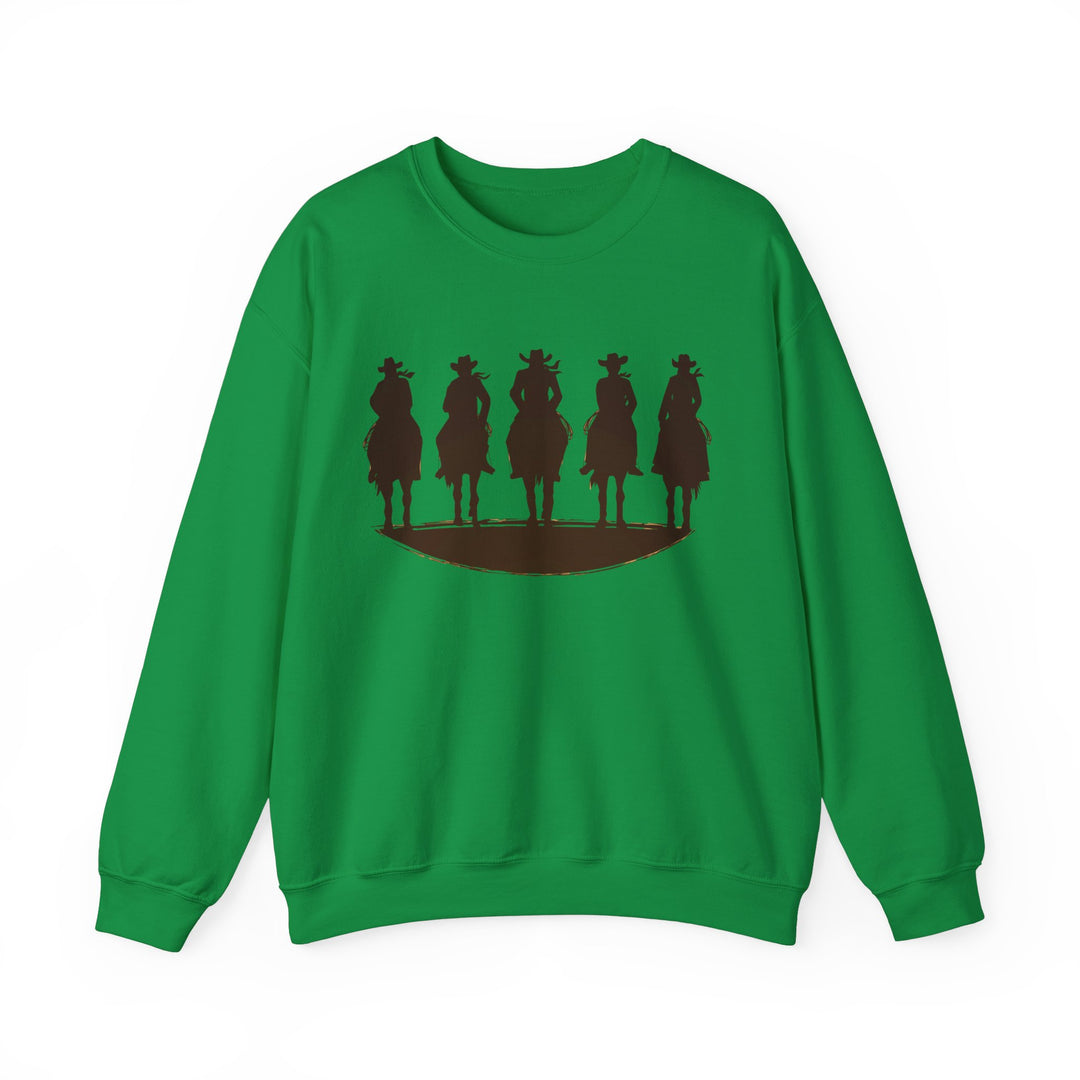 Cowboy Silhouette - Unisex Heavy Blend™ Crewneck Sweatshirt