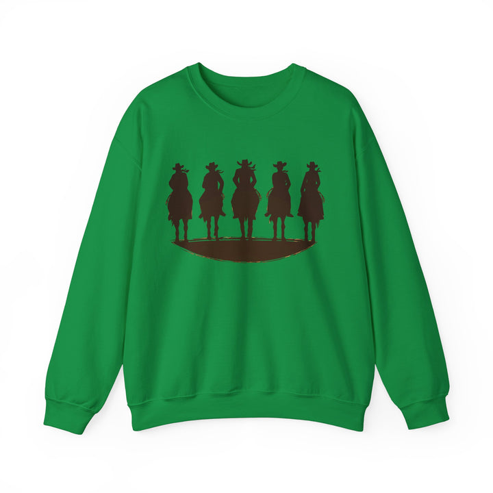 Cowboy Silhouette - Unisex Heavy Blend™ Crewneck Sweatshirt