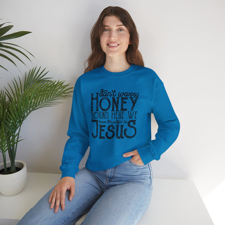Judgin To Jesus - Unisex Heavy Blend™ Crewneck Sweatshirt