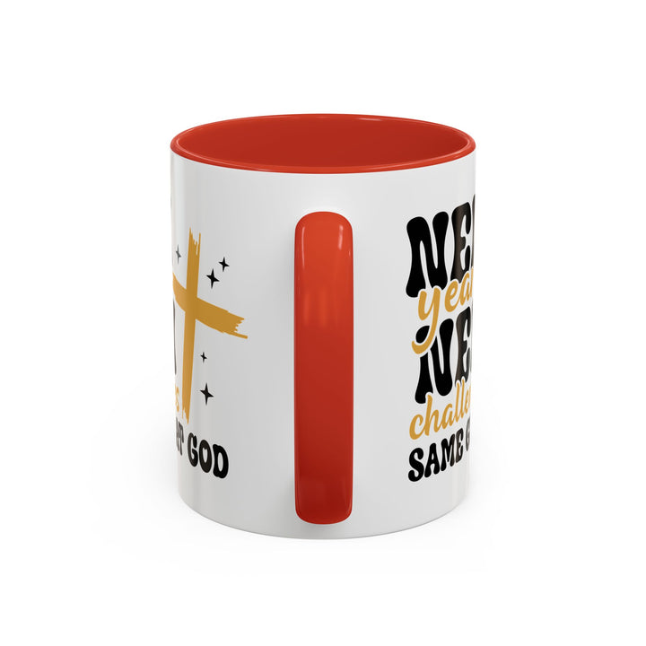 New Year Same Great God - Accent Coffee Mug (11, 15oz)