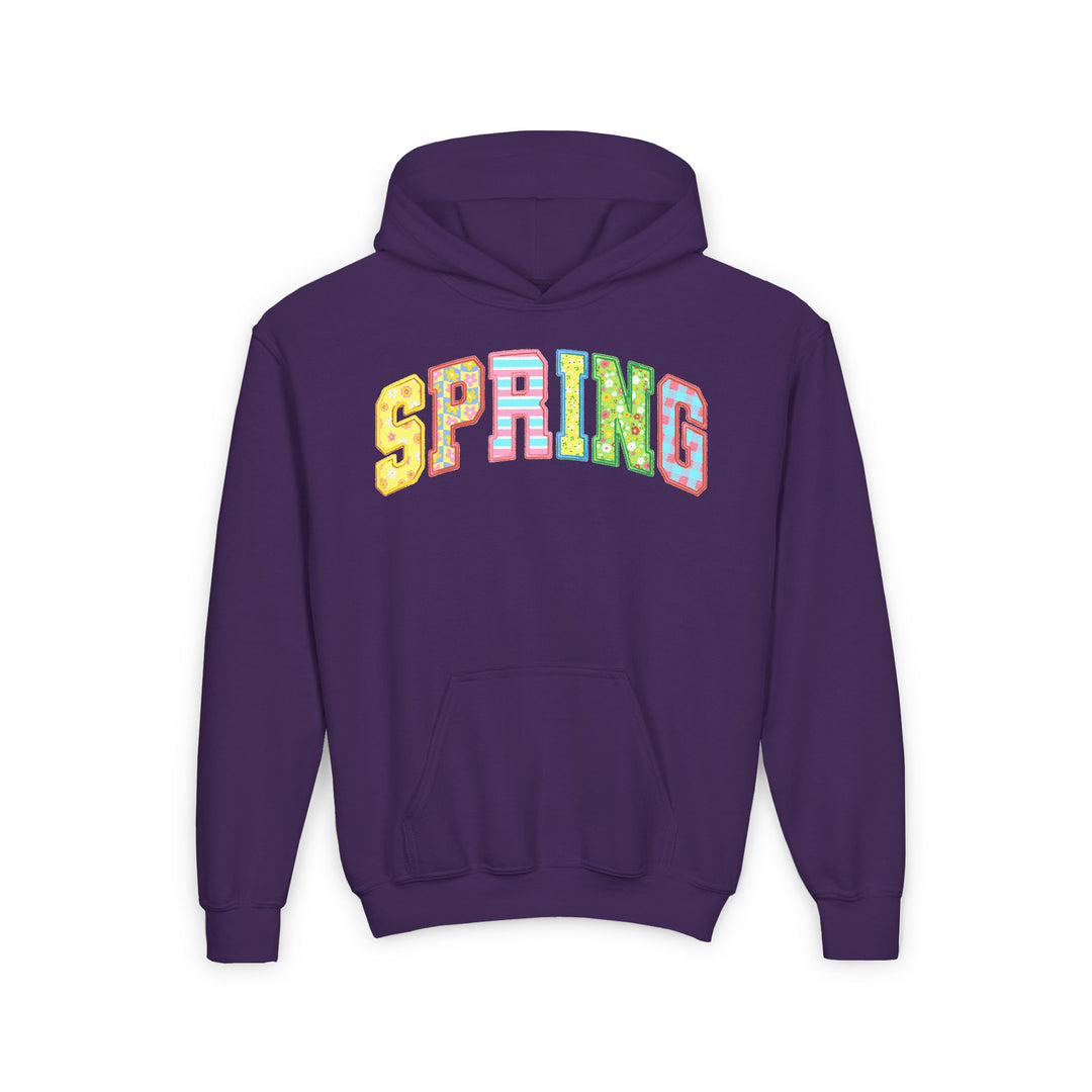 Spring Quilt - Youth Heavy Blend Hooded Sweatshirt