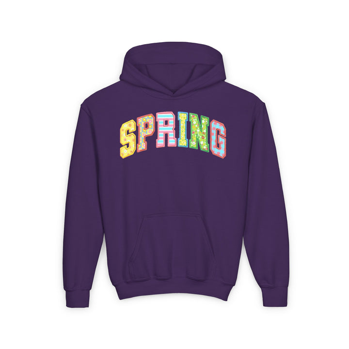 Spring Quilt - Youth Heavy Blend Hooded Sweatshirt