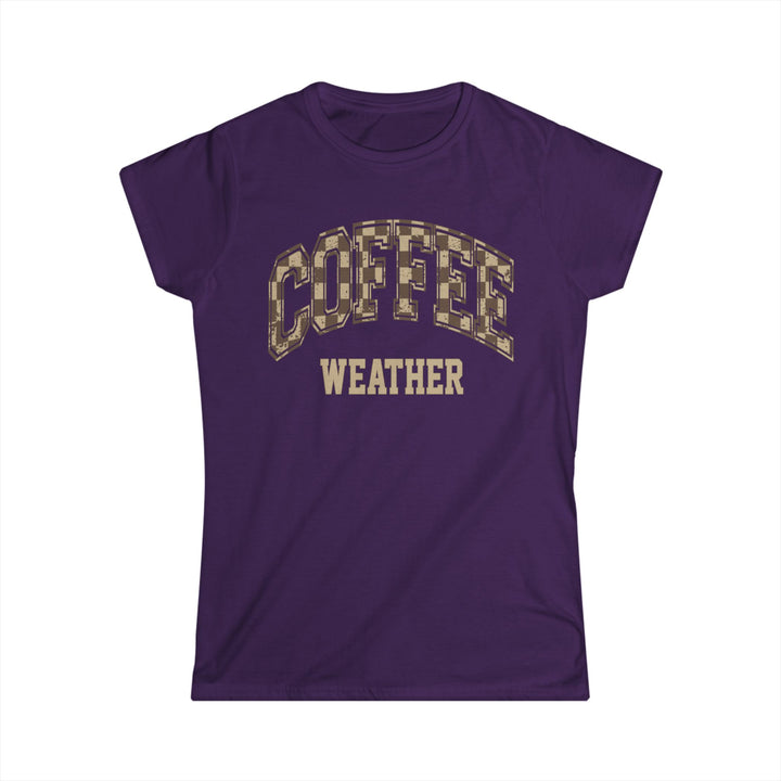 Coffee Weather - Women's Softstyle Tee