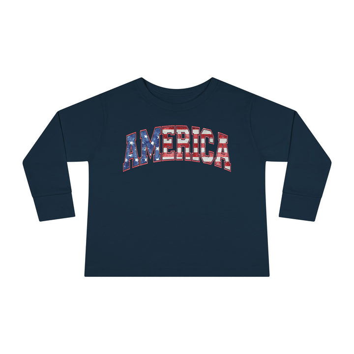 America - Toddler Long Sleeve Tee