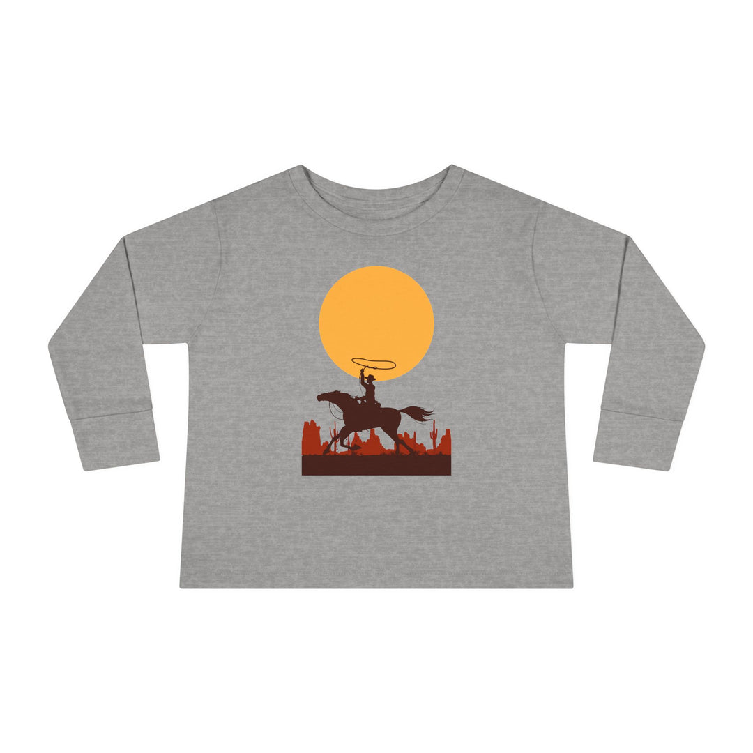 Roping The Moon  Toddler Long Sleeve Tee