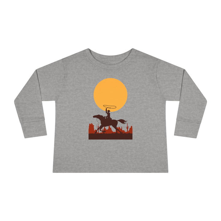 Roping The Moon  Toddler Long Sleeve Tee