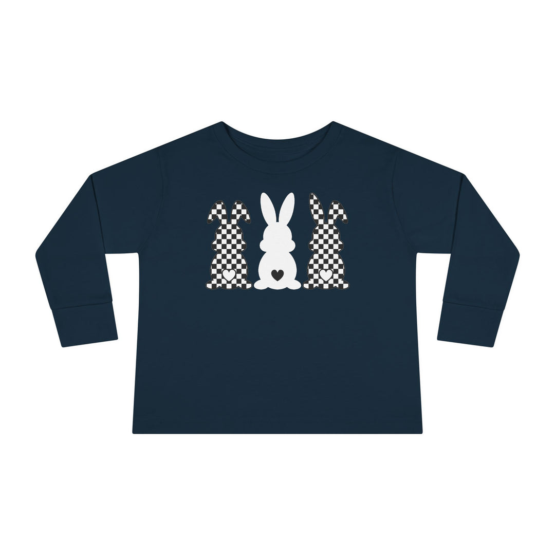Heart Bunny - Toddler Long Sleeve Tee