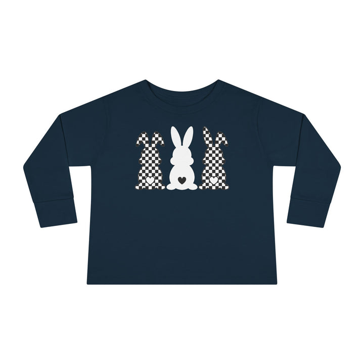 Heart Bunny - Toddler Long Sleeve Tee