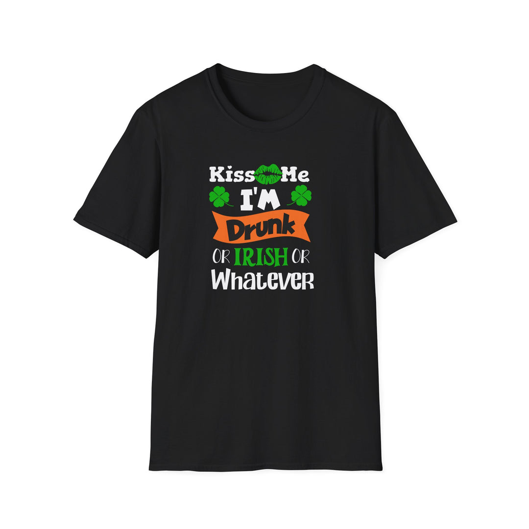 Kiss Me I'm Drunk - Unisex Softstyle T-Shirt