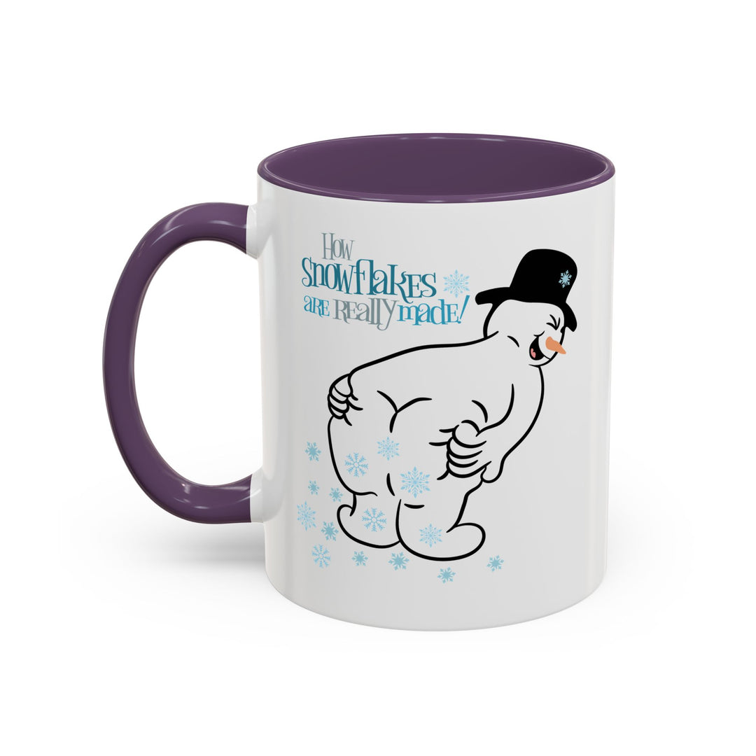 How Snowflakes Are Made - Accent Coffee Mug (11, 15oz)