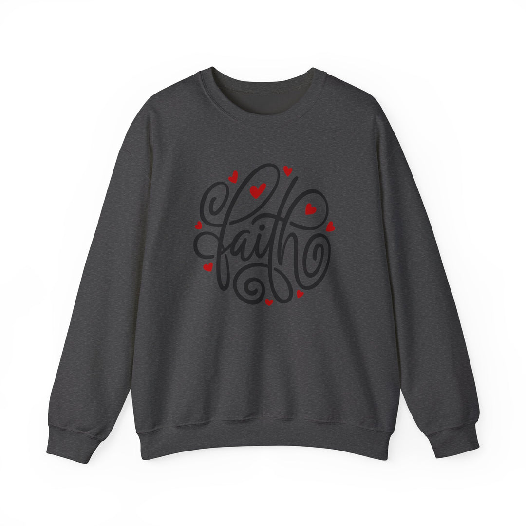 Faith Hearts - Unisex Heavy Blend™ Crewneck Sweatshirt