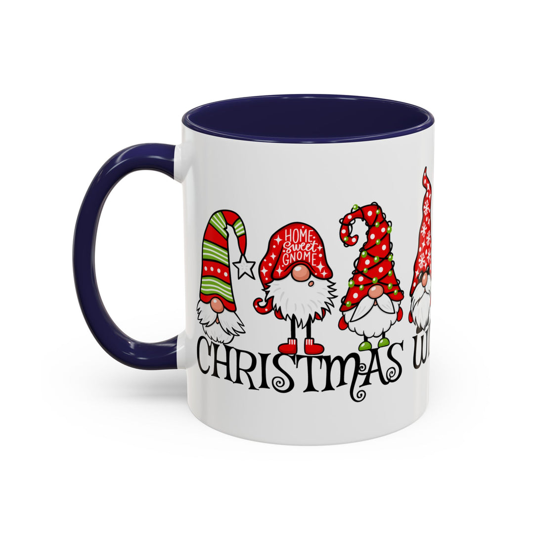Christmas With My Gnomies - Accent Coffee Mug (11, 15oz)