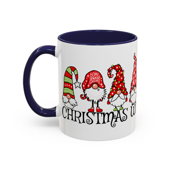 Christmas With My Gnomies - Accent Coffee Mug (11, 15oz)