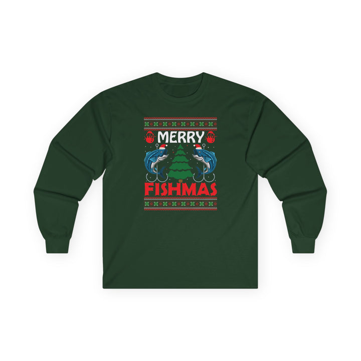 Merry Fishmas - Unisex Ultra Cotton Long Sleeve Tee