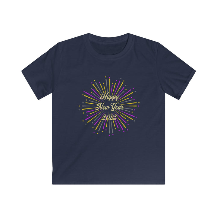 New Years Fireworks - Kids Softstyle Tee