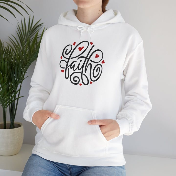 Faith Hearts - Unisex Heavy Blend™ Hooded Sweatshirt