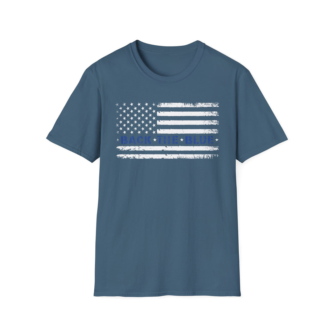Back The Blue - Unisex Softstyle T-Shirt