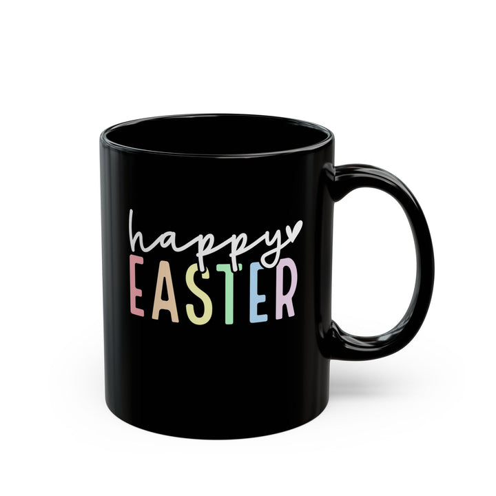 Pastel Happy Easter - Black Mug (11oz, 15oz)