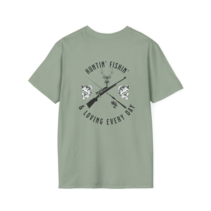 Huntin' Fishin'- Unisex Softstyle T-Shirt